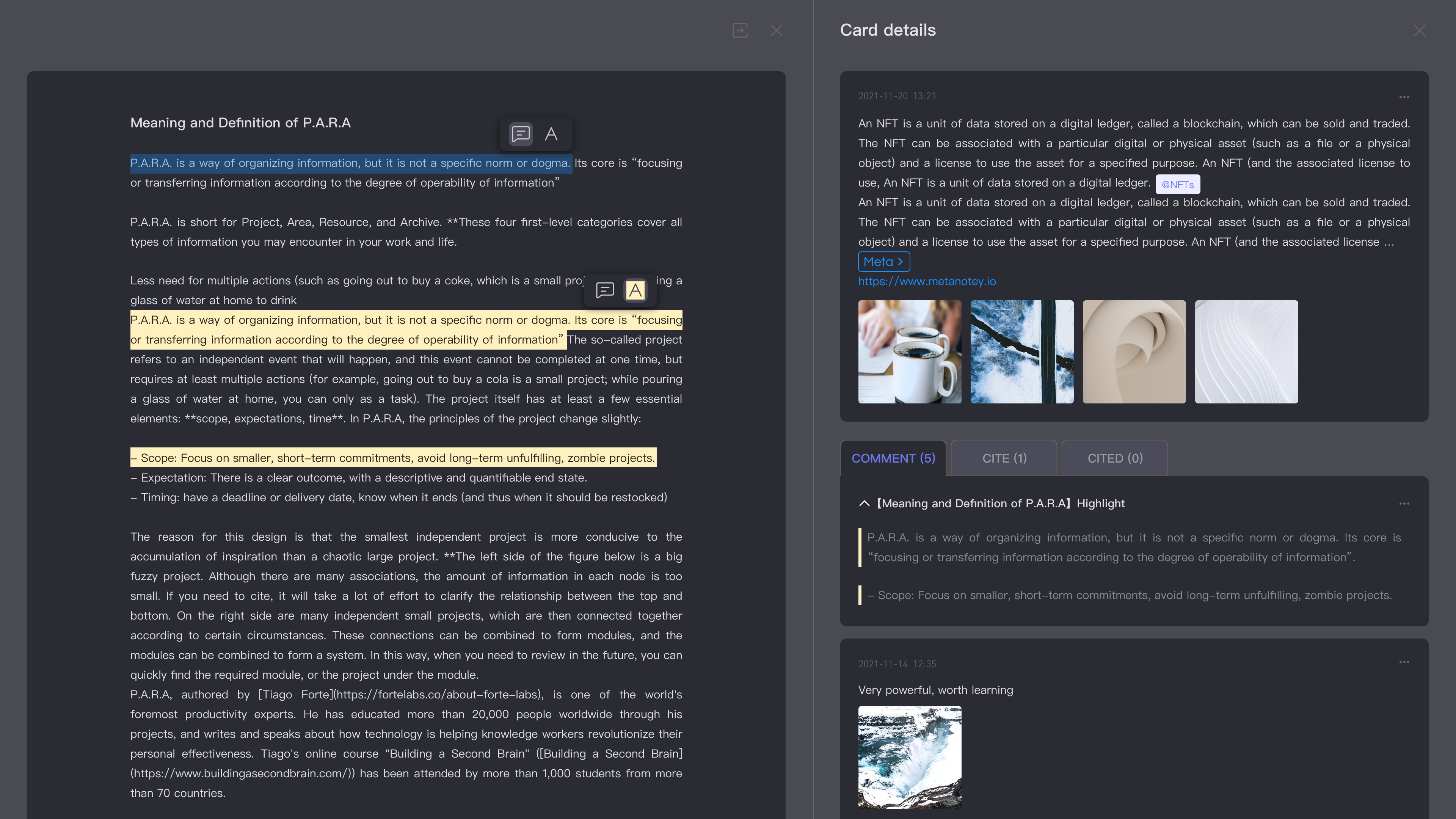 MetaNotey gallery image