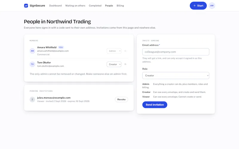E-signature tool with AI Identity Checks screenshot 7