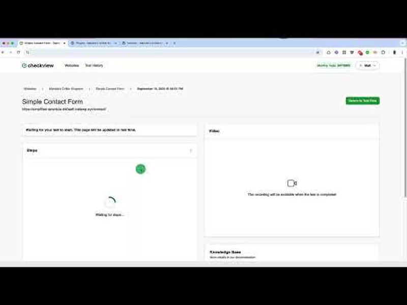 CheckView screenshot 1 (video preview)