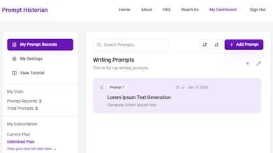 Prompt Historian gallery image