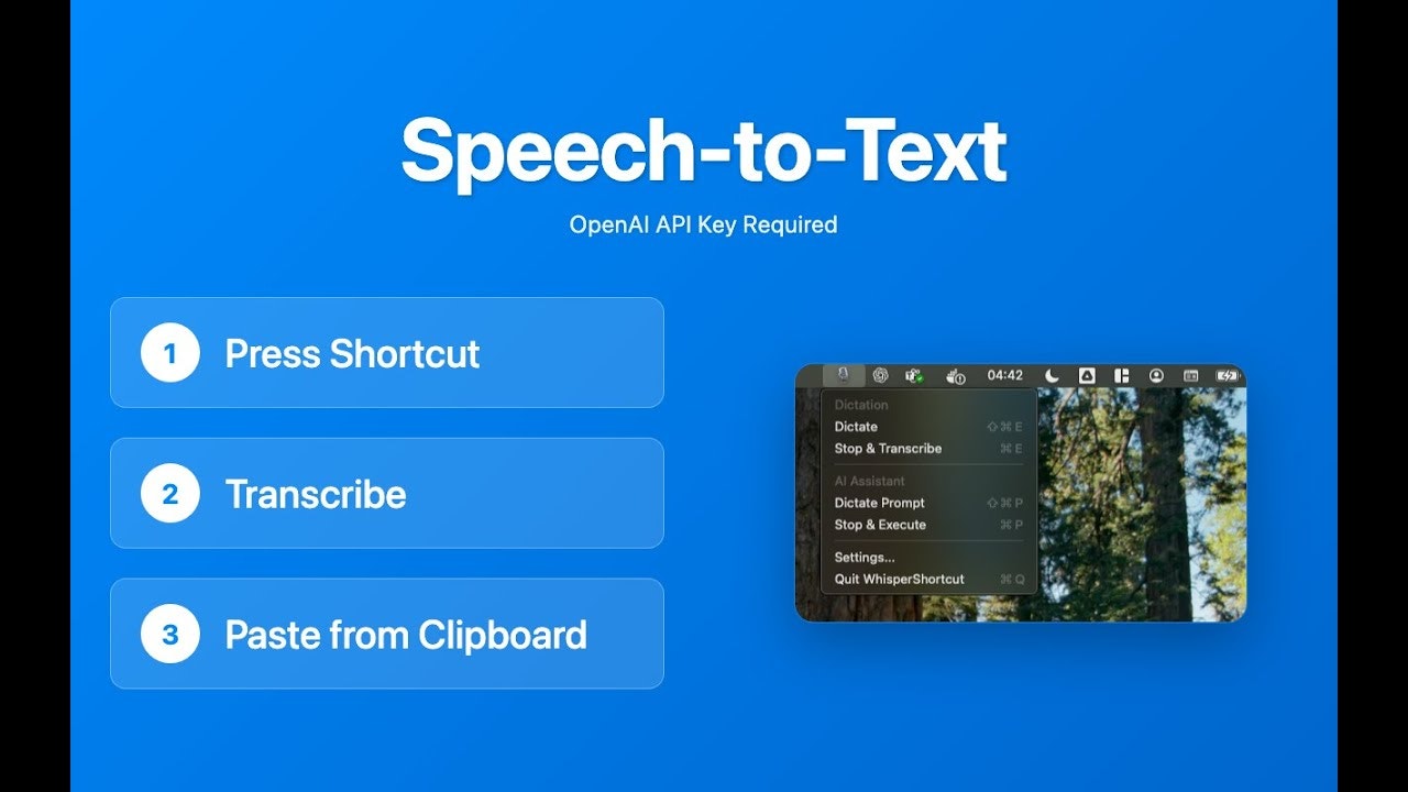 WhisperShortcut gallery image
