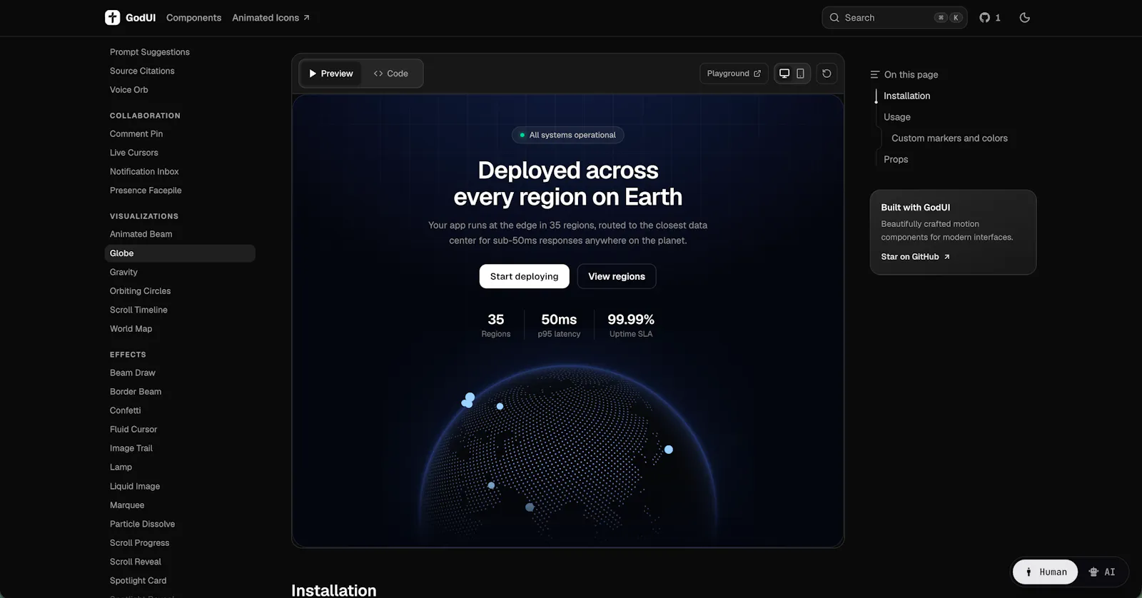GodUI screenshot 4