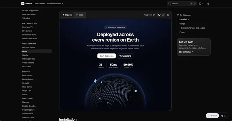 GodUI screenshot 4