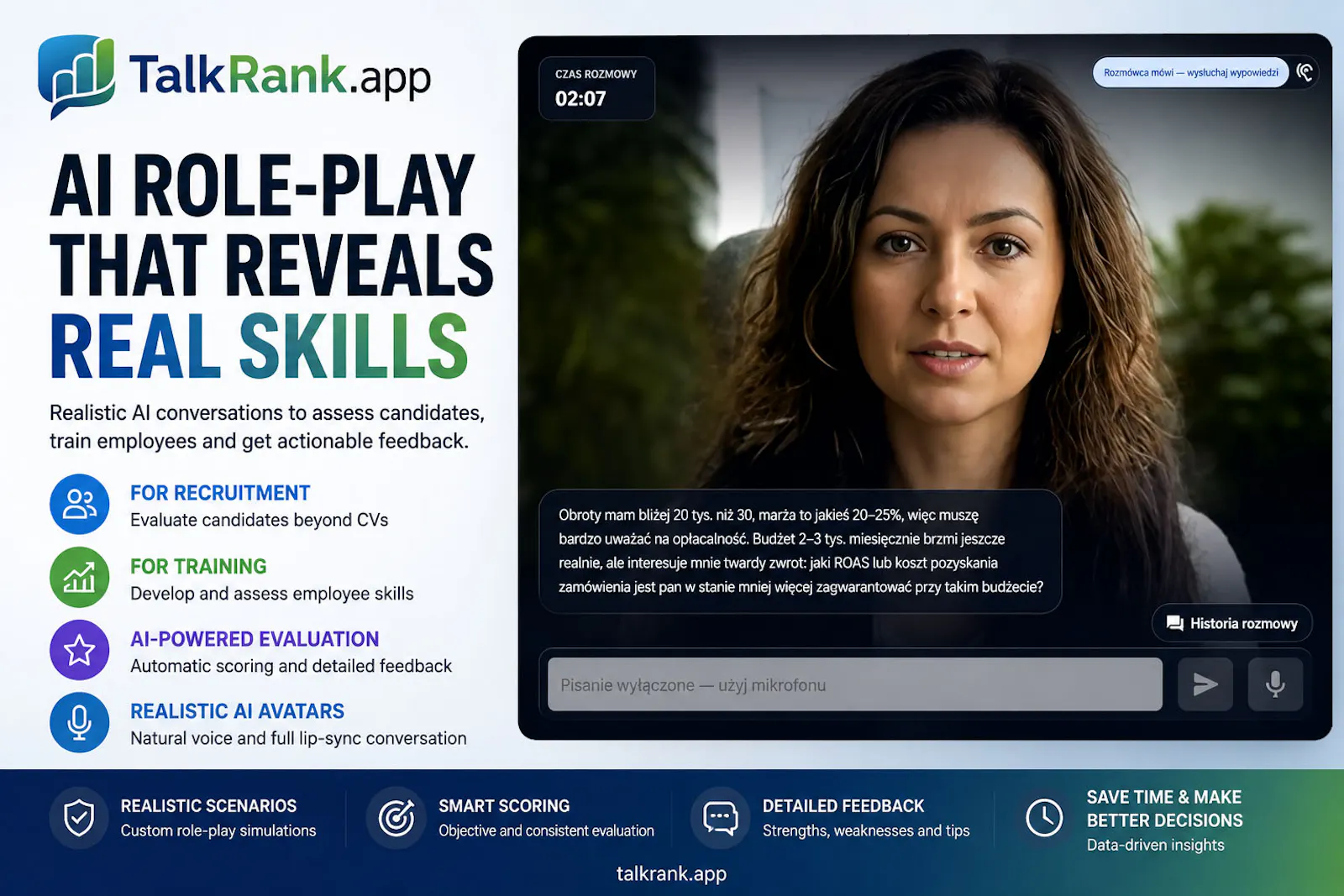 Talkrank.app screenshot 2