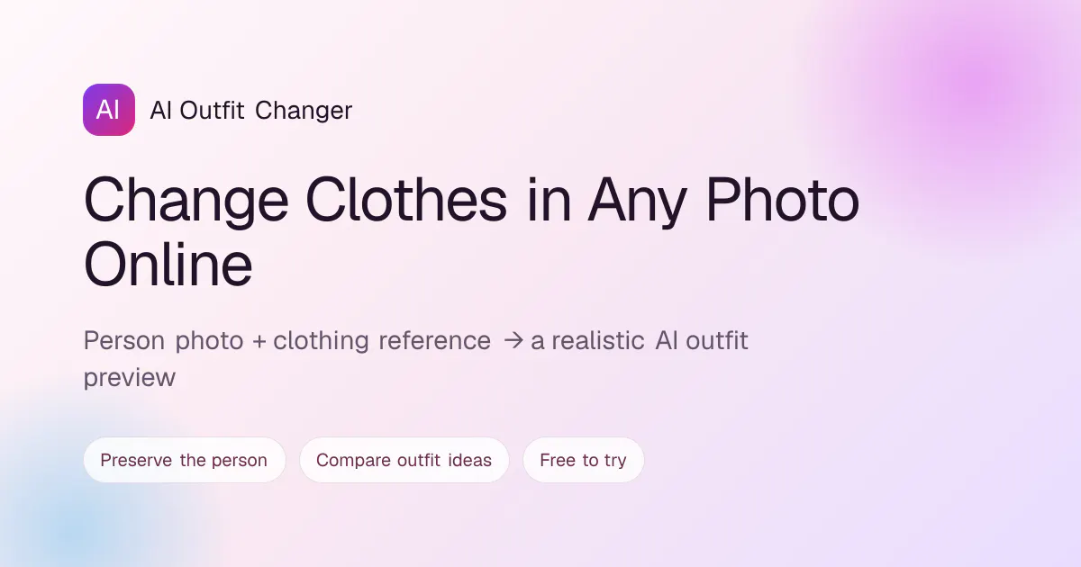 AI Outfit changer 截图