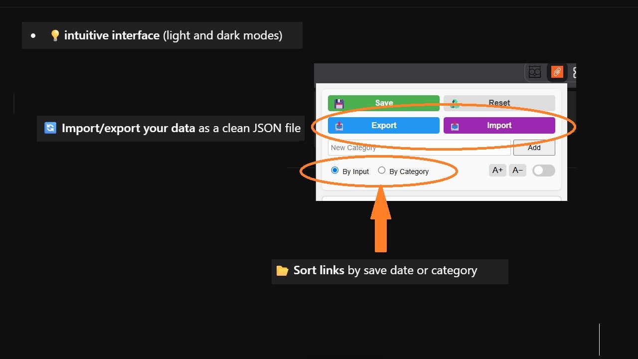 Mídia 5 de Linkzen v1.05 - Um organizador de link completo para navegar focado