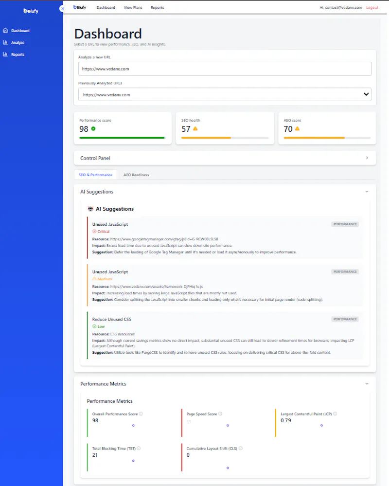 Blufy screenshot 3
