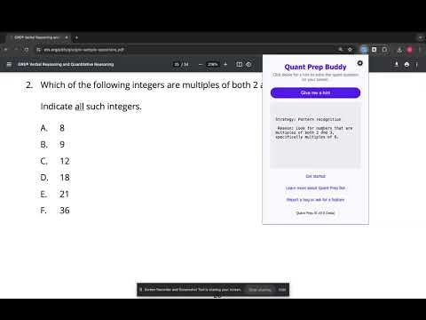 QuantPrep AI - GRE & GMAT Quant Prep gallery image