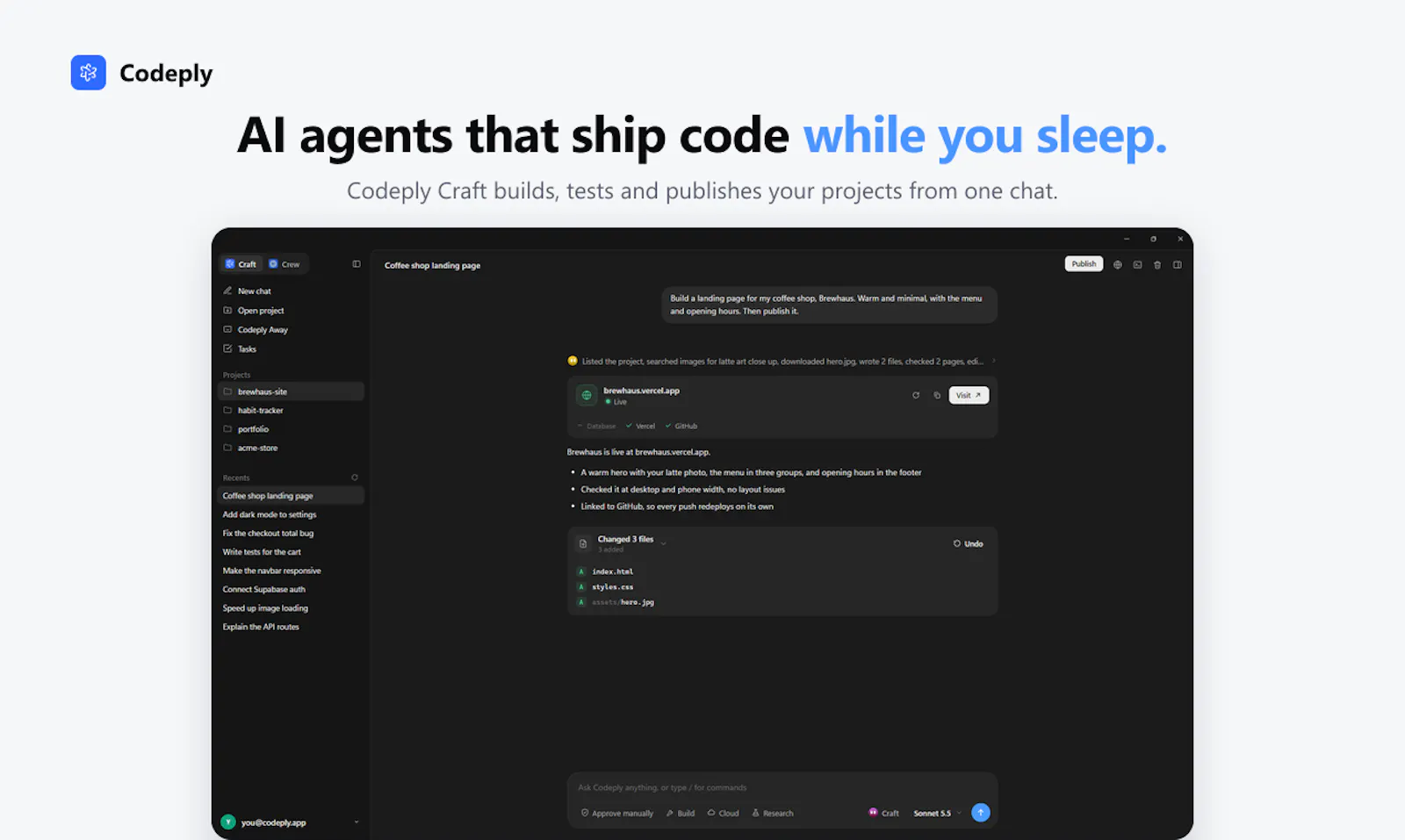 Codeply screenshot 3