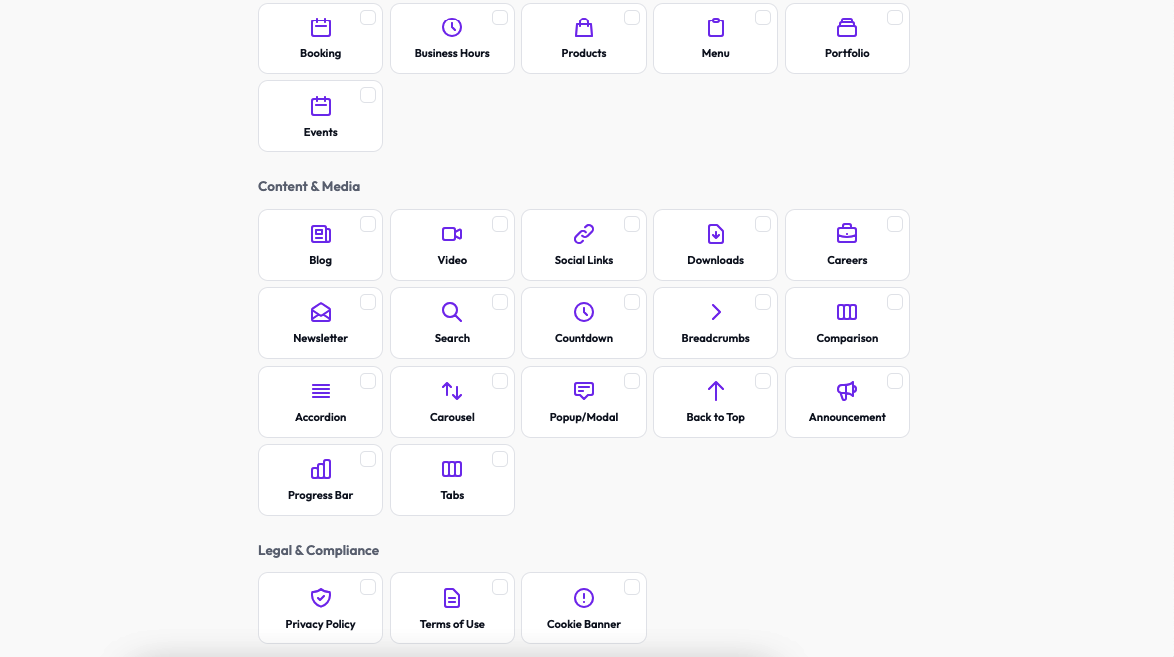 Blitzweb - Screenshot 5 showing product features and functionality