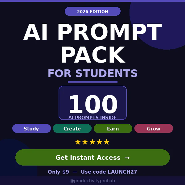 AI Prompt Pack for Students logo