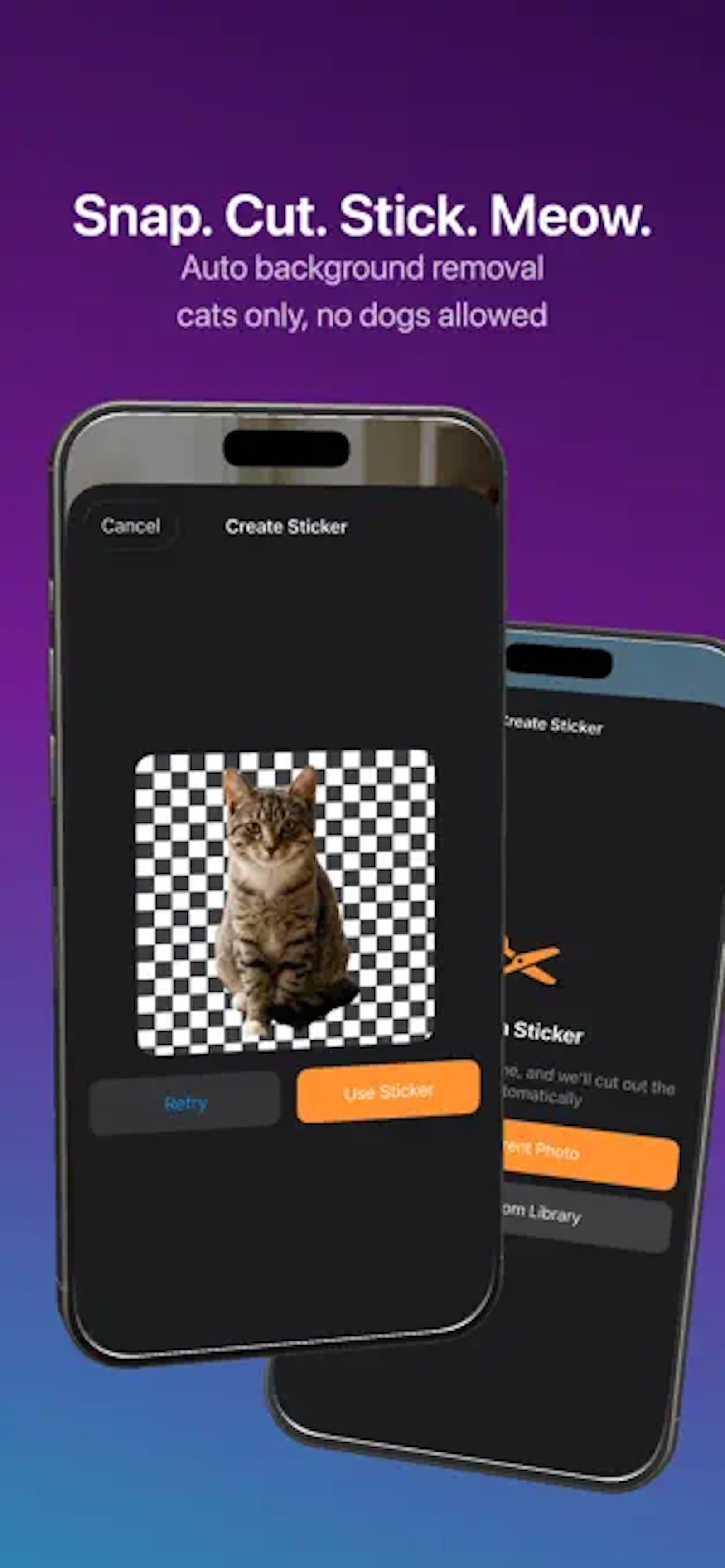 Caticker - Cat Photo Stickers screenshot 2
