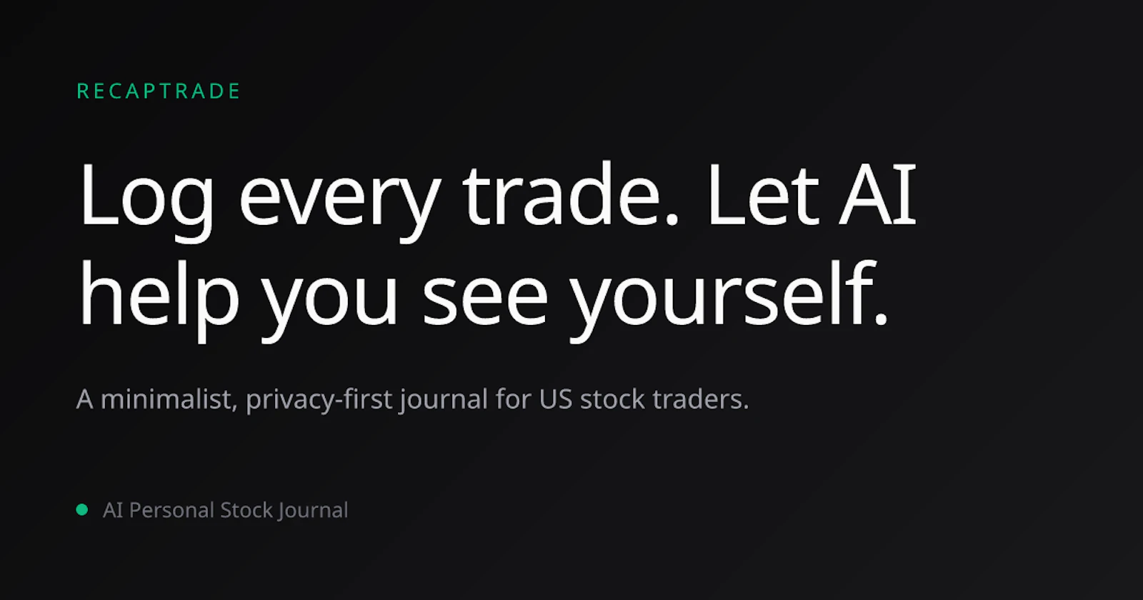 RecapTrade screenshot 1