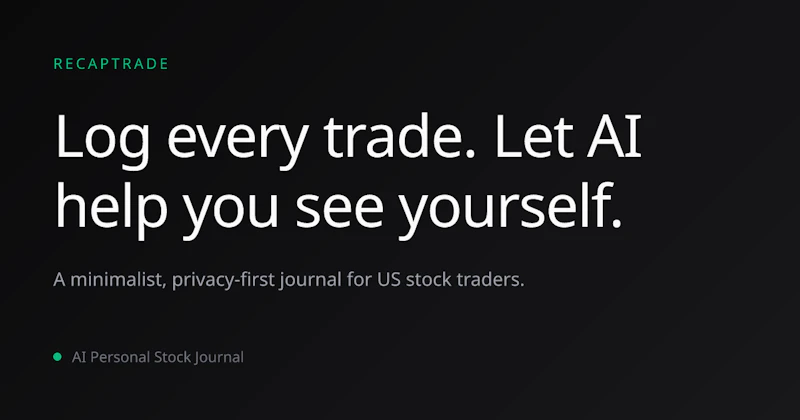 RecapTrade screenshot 1