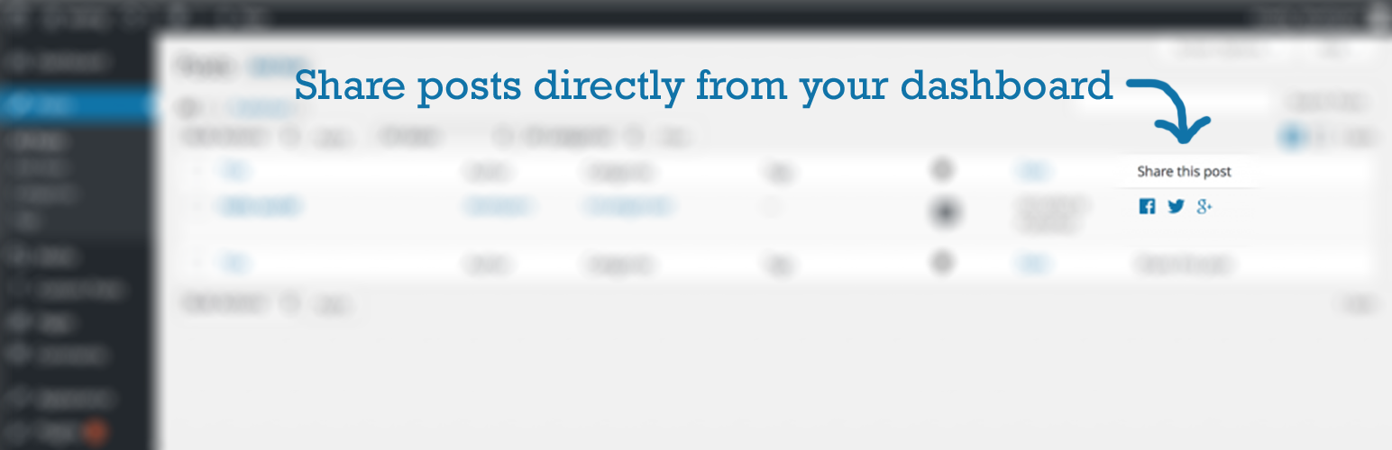 WordPress dashboard sharing free plugin (mm dashboard sharing) gallery image