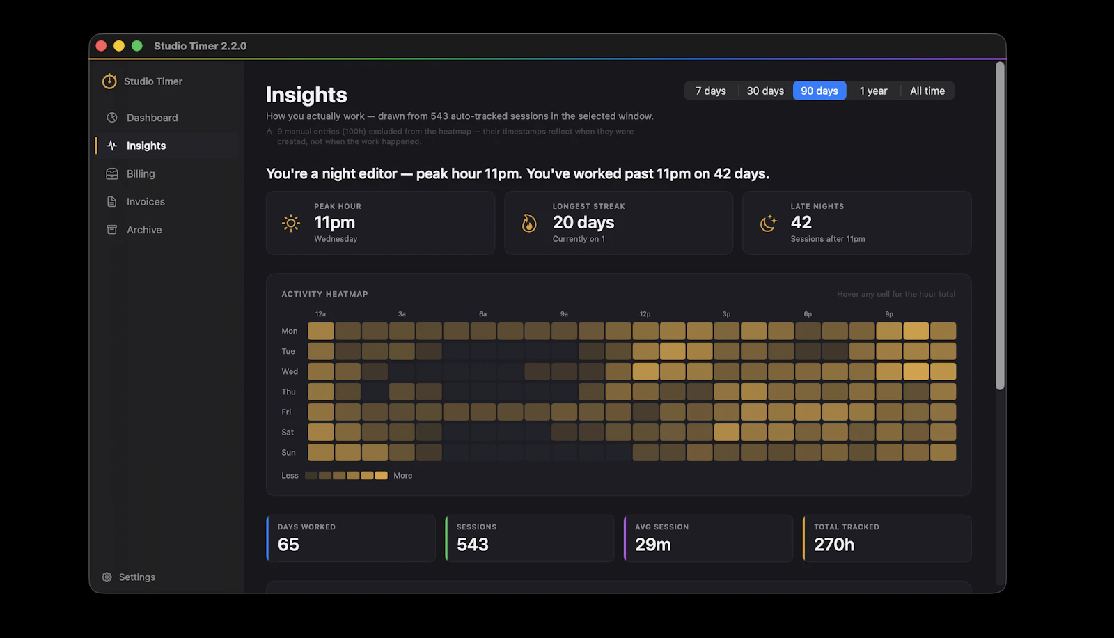 Studio Timer screenshot 6