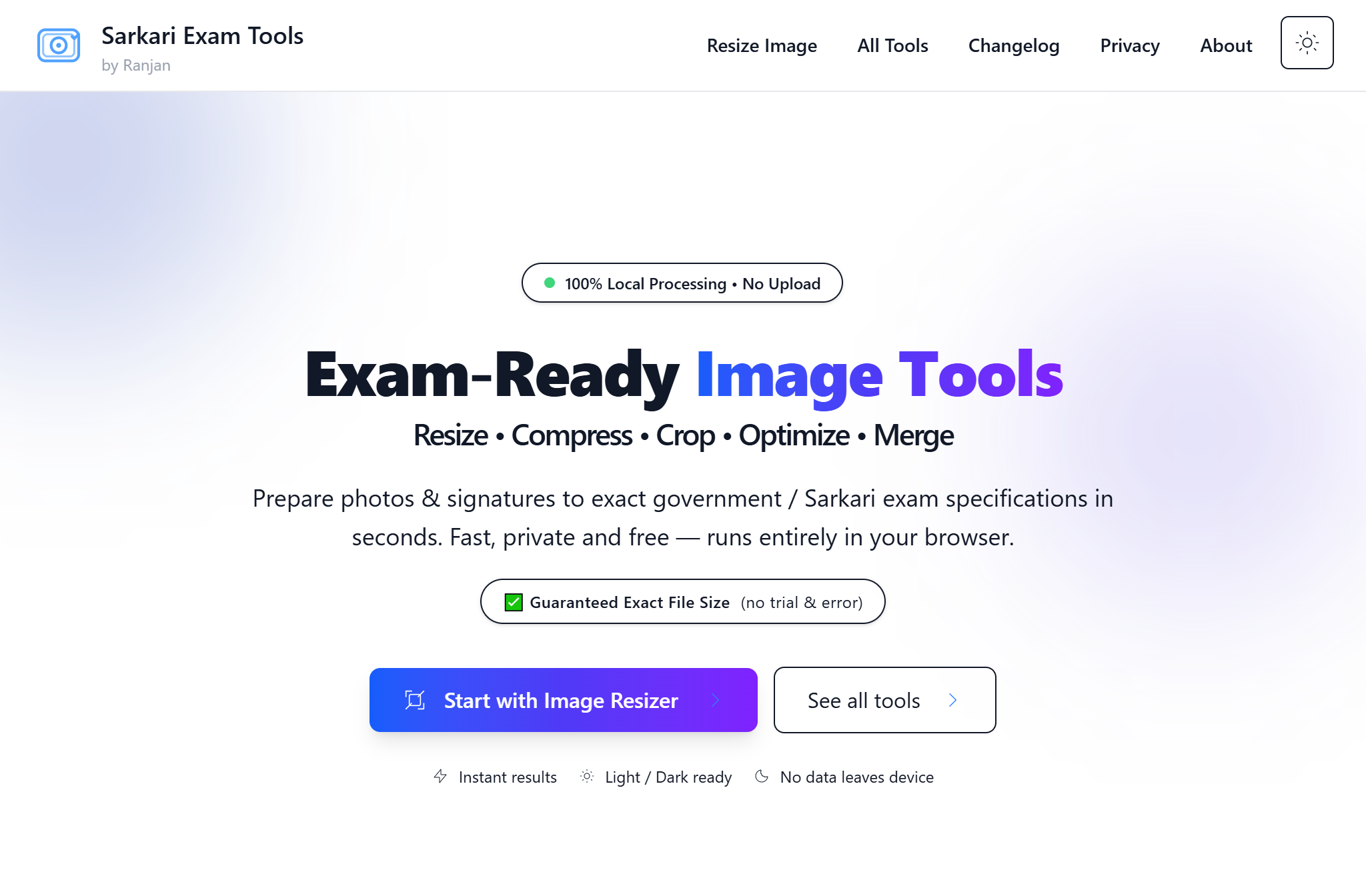 Sarkari Exam Image Tools gallery image