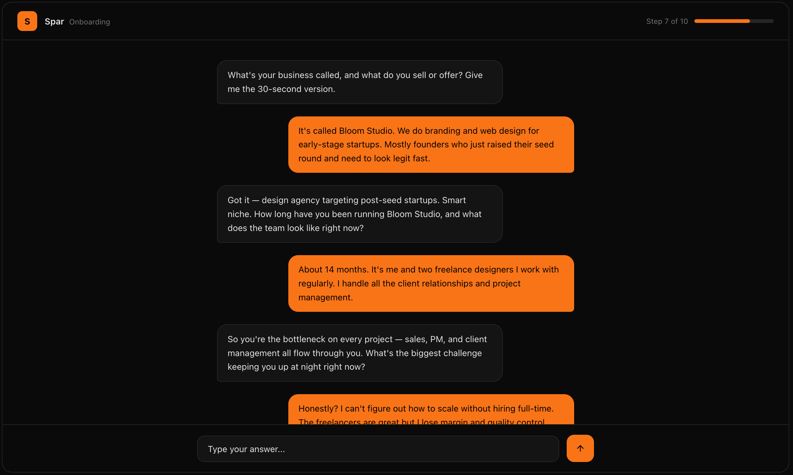 Spar - Screenshot 2 showing product features and functionality