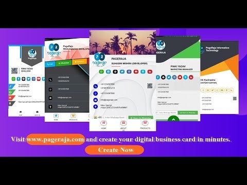 PageRaja Business Card Builder gallery image