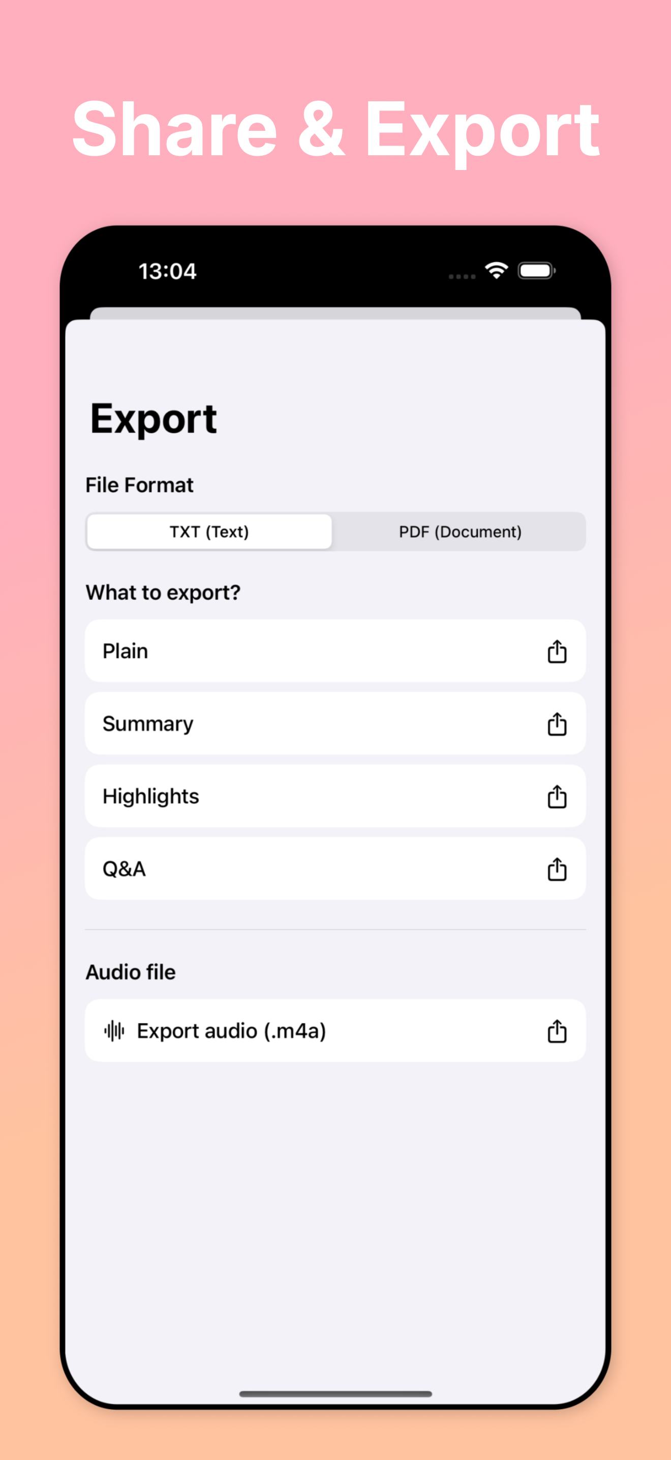Transcribe | AI gallery image