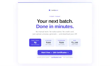 CertifyALot: Bulk Certificate Generator gallery image