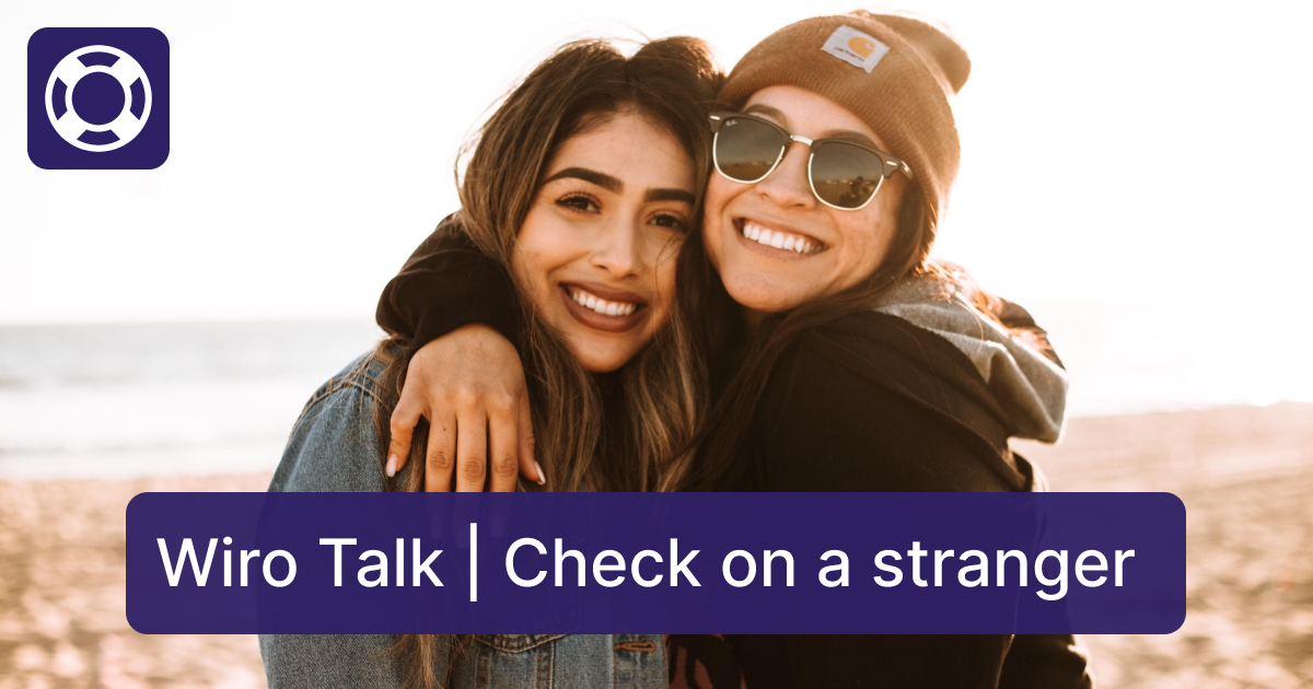 startuptile Wiro Talk-Pair up with a stranger and check on each other