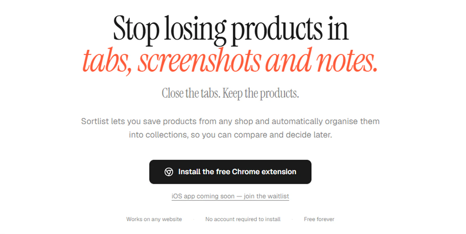 Sortlist screenshot 2