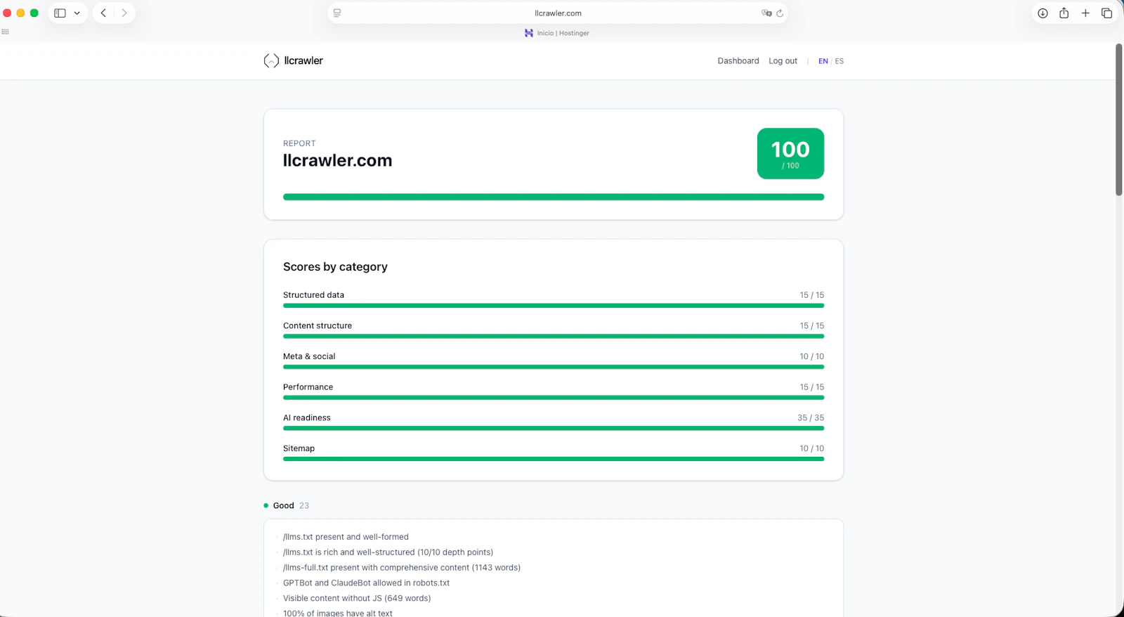 LLCrawler screenshot 4