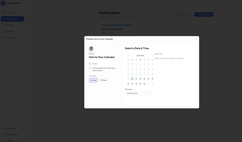 Your Calendar screenshot 3
