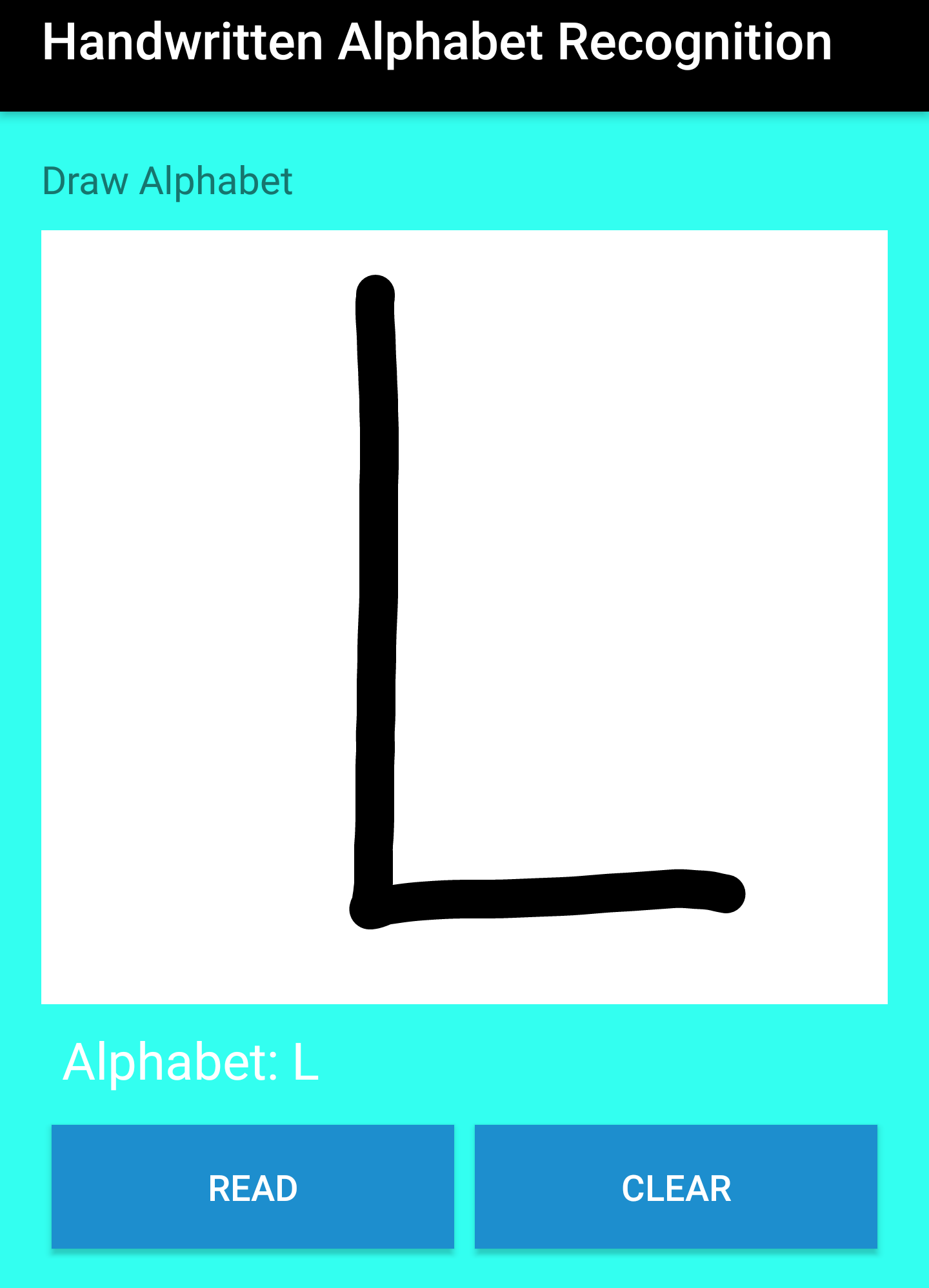 Handwritten Alphabet Recognition gallery image
