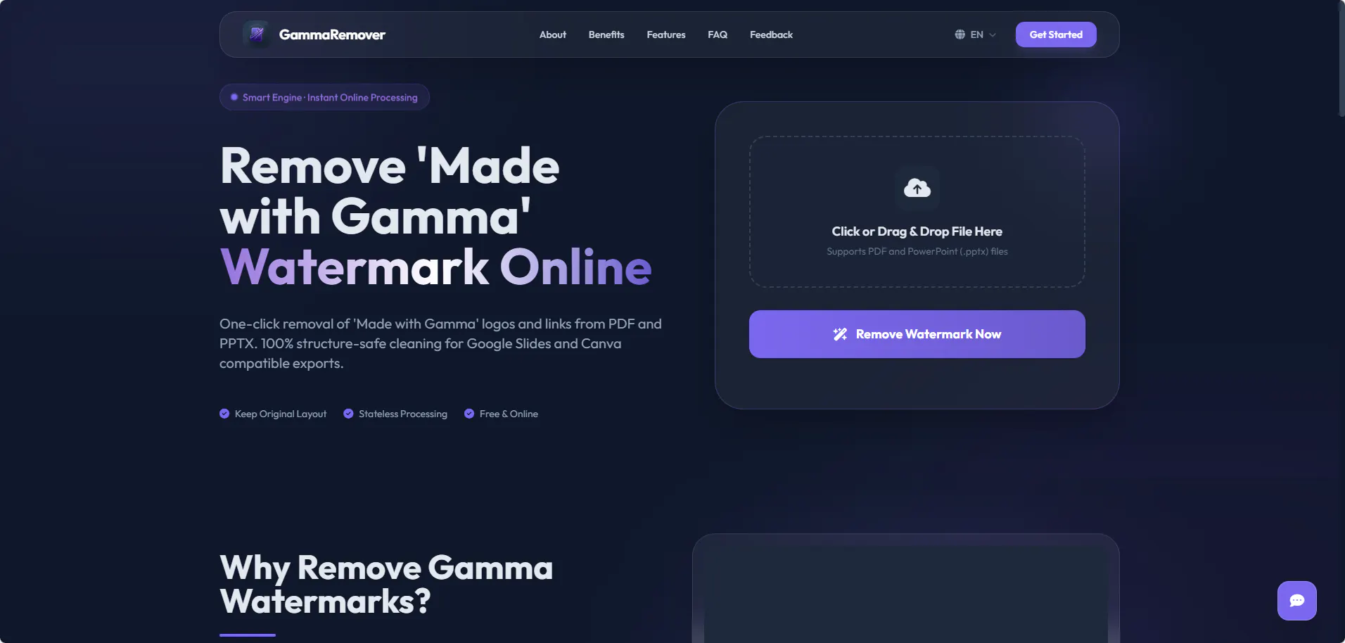 Banner del producto gammaremover