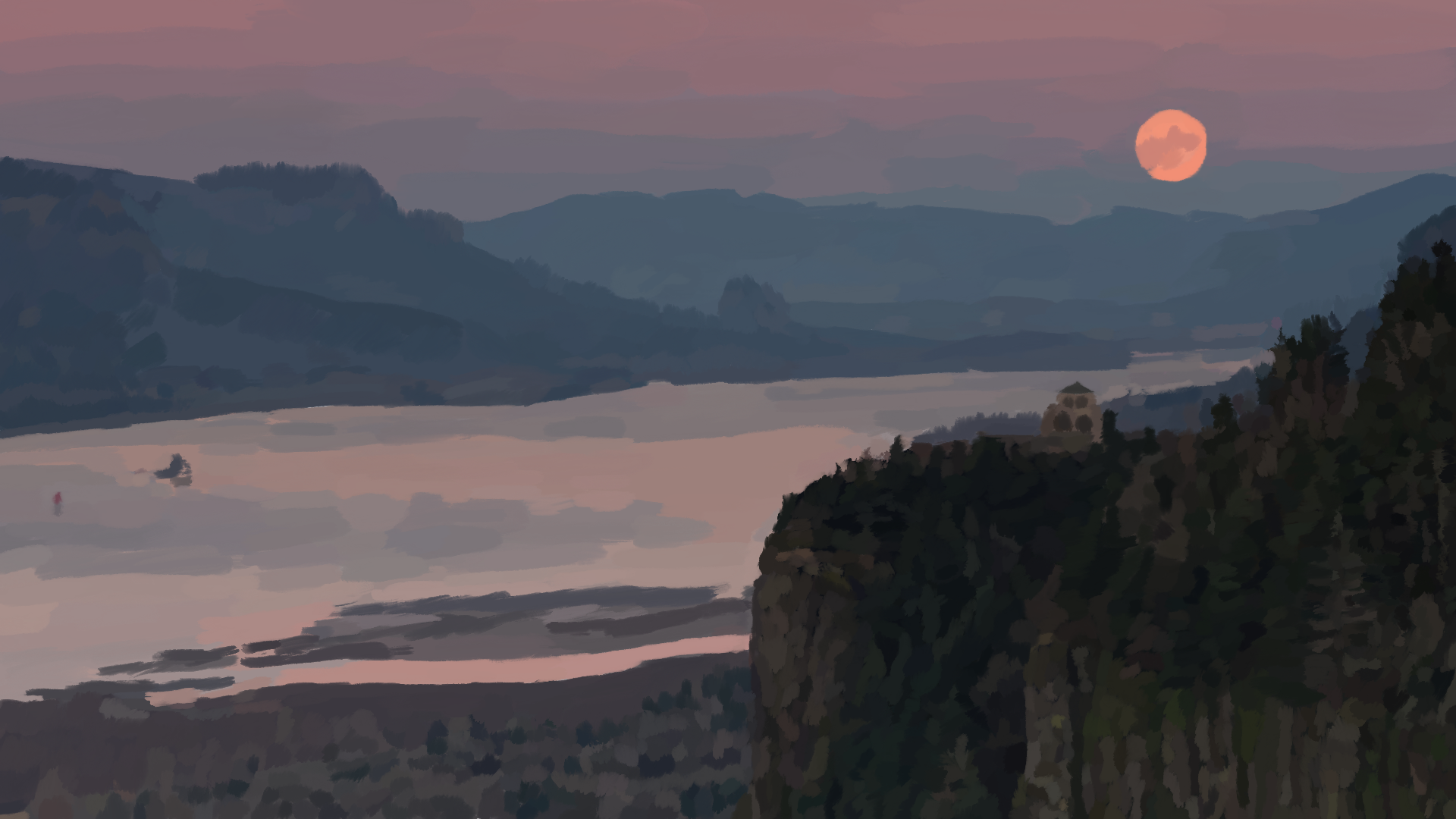 Hand Painted Zoom Backgrounds for Biden gallery image