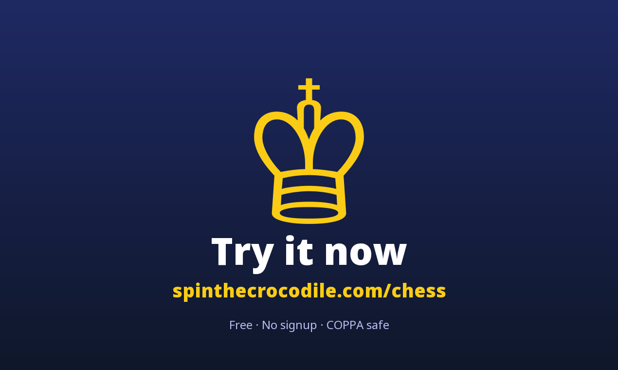 https://spinthecrocodile.com/chess gallery image