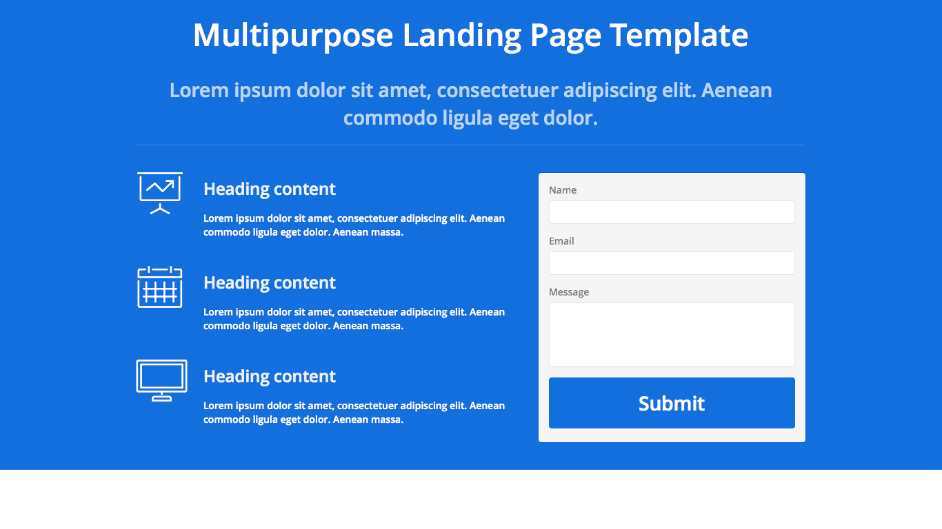 Bootstrap Ocean gallery image
