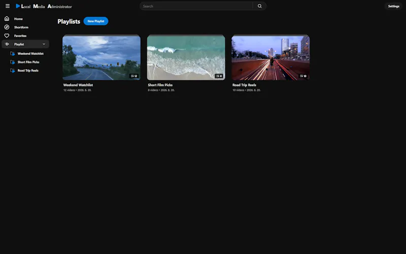 Local Media Administrator screenshot 2