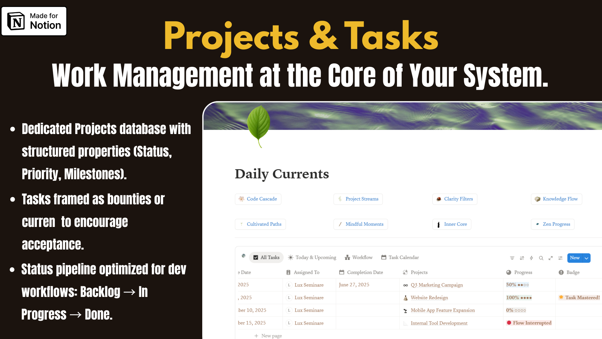 Gamified Notion Developer's Hub gallery image