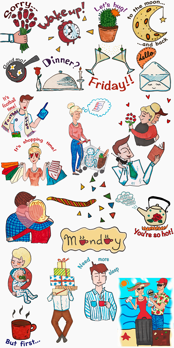 Animated Family Stickers for iMessage! gallery image