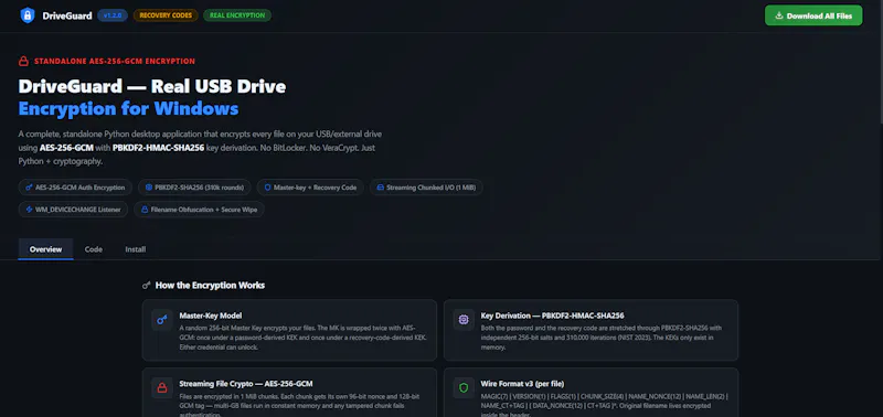DriveGuard screenshot 1