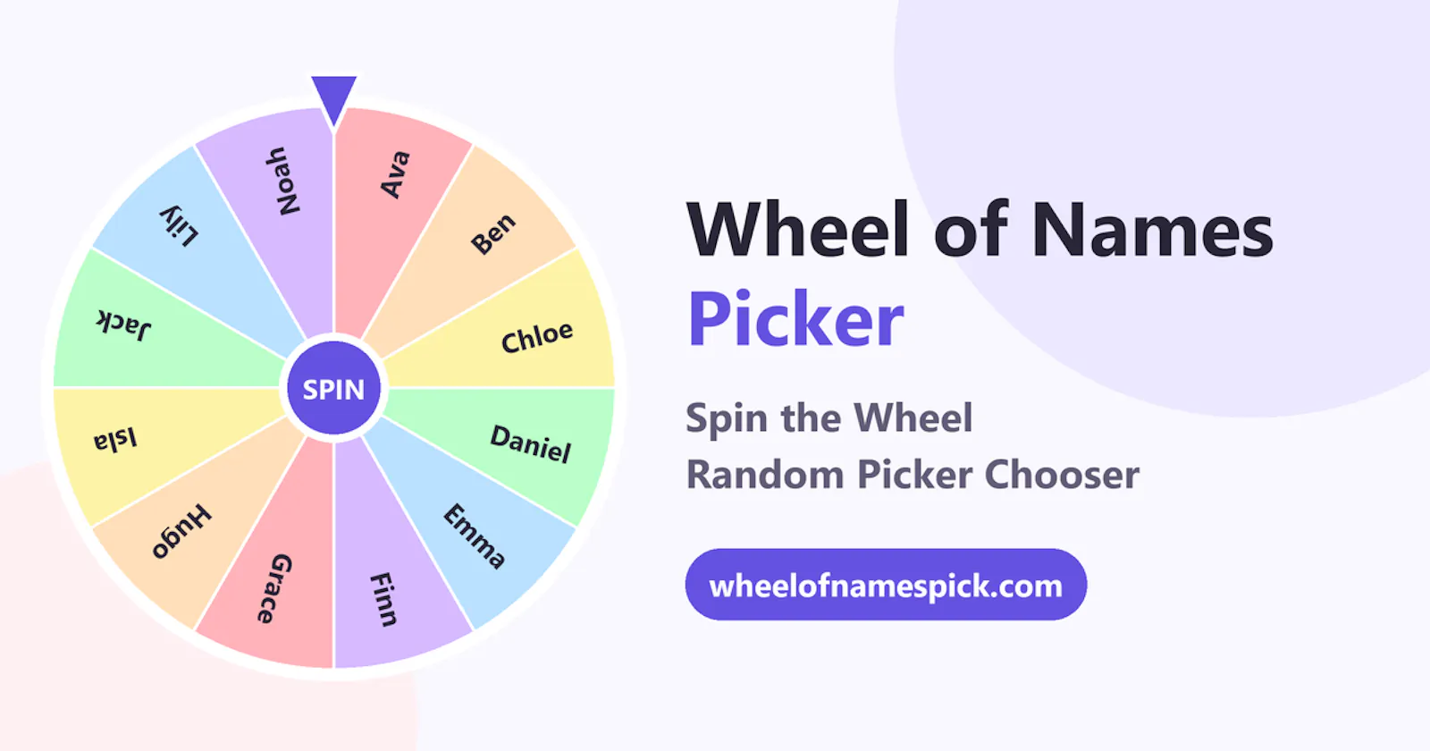 Wheel of Names Picker screenshot 1