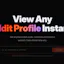 View Any Reddit Profile Instantly