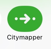 Citymapper iMessage app