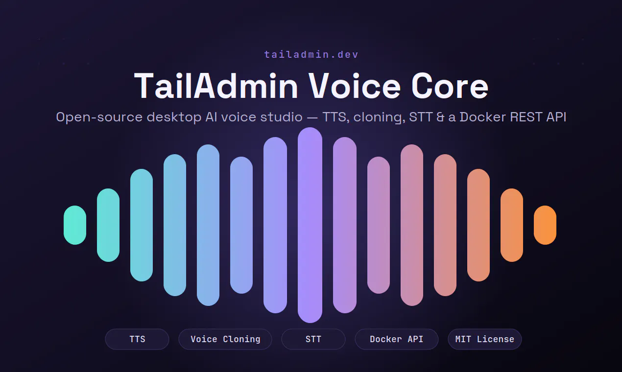 TailAdmin Voice Core gallery image