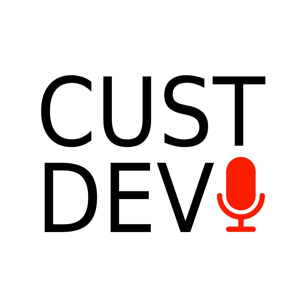 CustDev AI — Validate Product - Product Hunt launch logo and brand identity