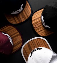 Unique wooden snapback gallery image