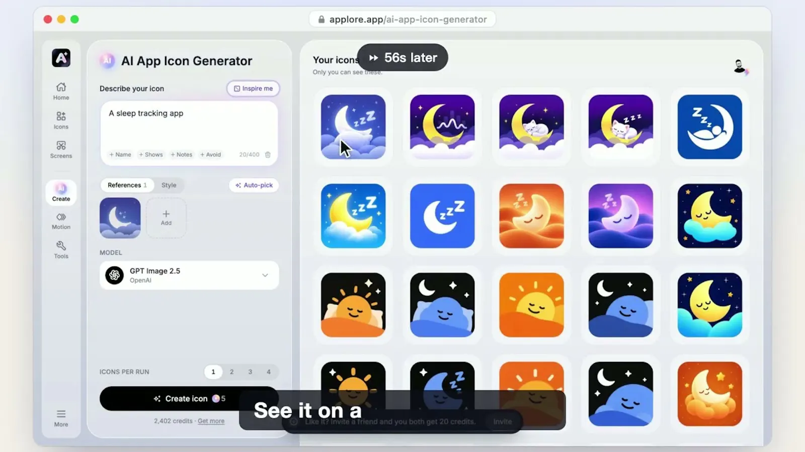 APPLORE screenshot 1 (video preview)