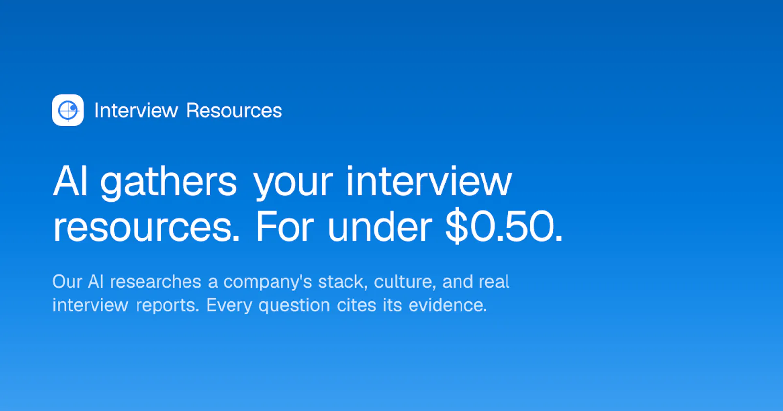 Interview Resources screenshot 1