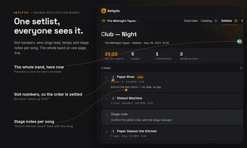 Setlytic screenshot 1