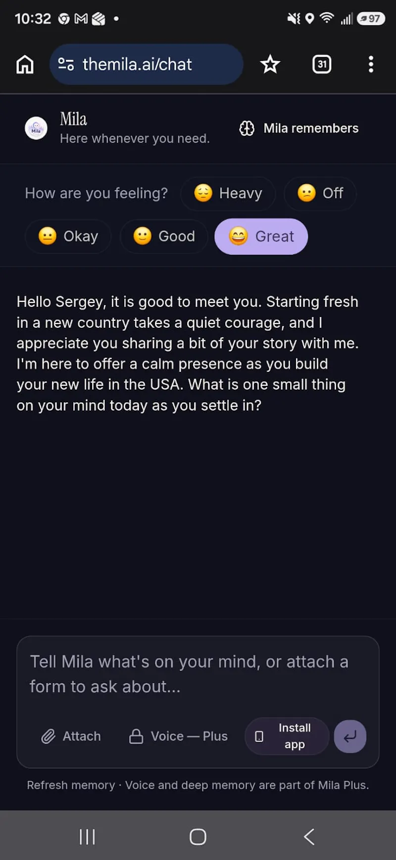 Mila AI Companion screenshot 5
