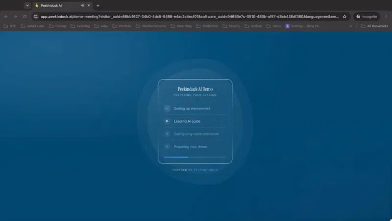 Peekin AI screenshot 1 (video preview)