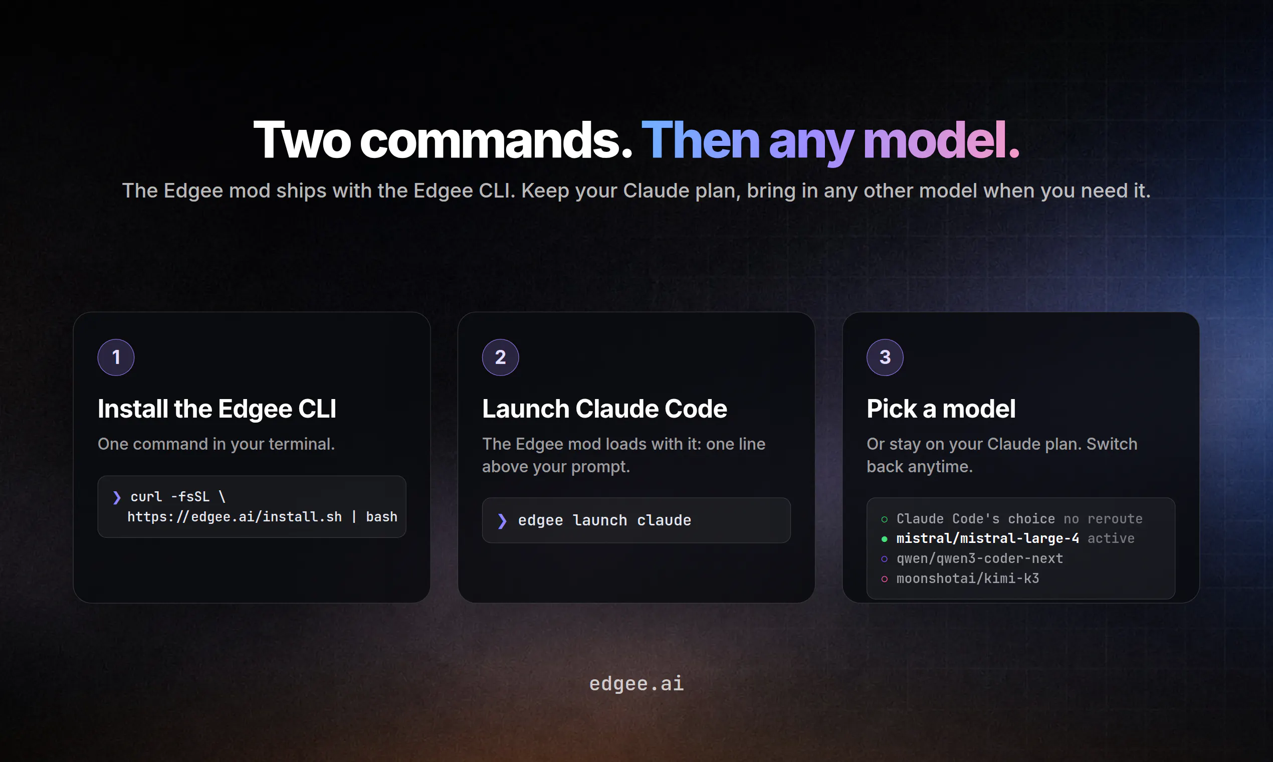 Edgee Mod for Claude Code gallery image